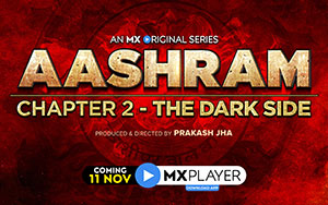 Official poster of Hindi crime drama TV-series `Aashram Chapter 2 The Dark Side`